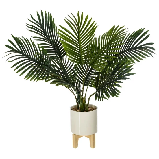 Pálma kerámia kaspóban - 72 cm magas