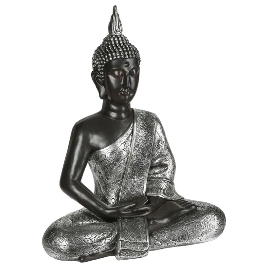 Ezüstös Buddha szobor - nagyméretű