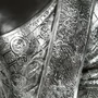Kép 3/3 - Ezüstös Buddha szobor - nagyméretű